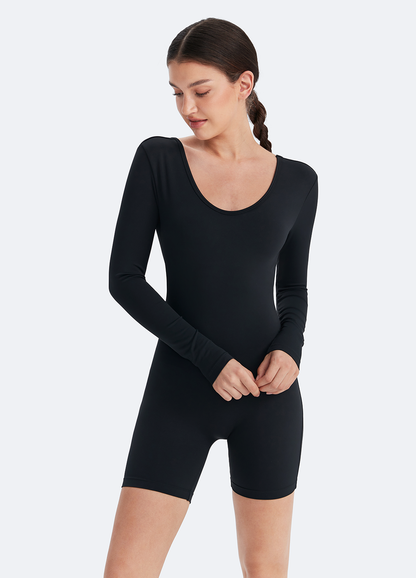 U-back Long Sleeve Bodysuit
