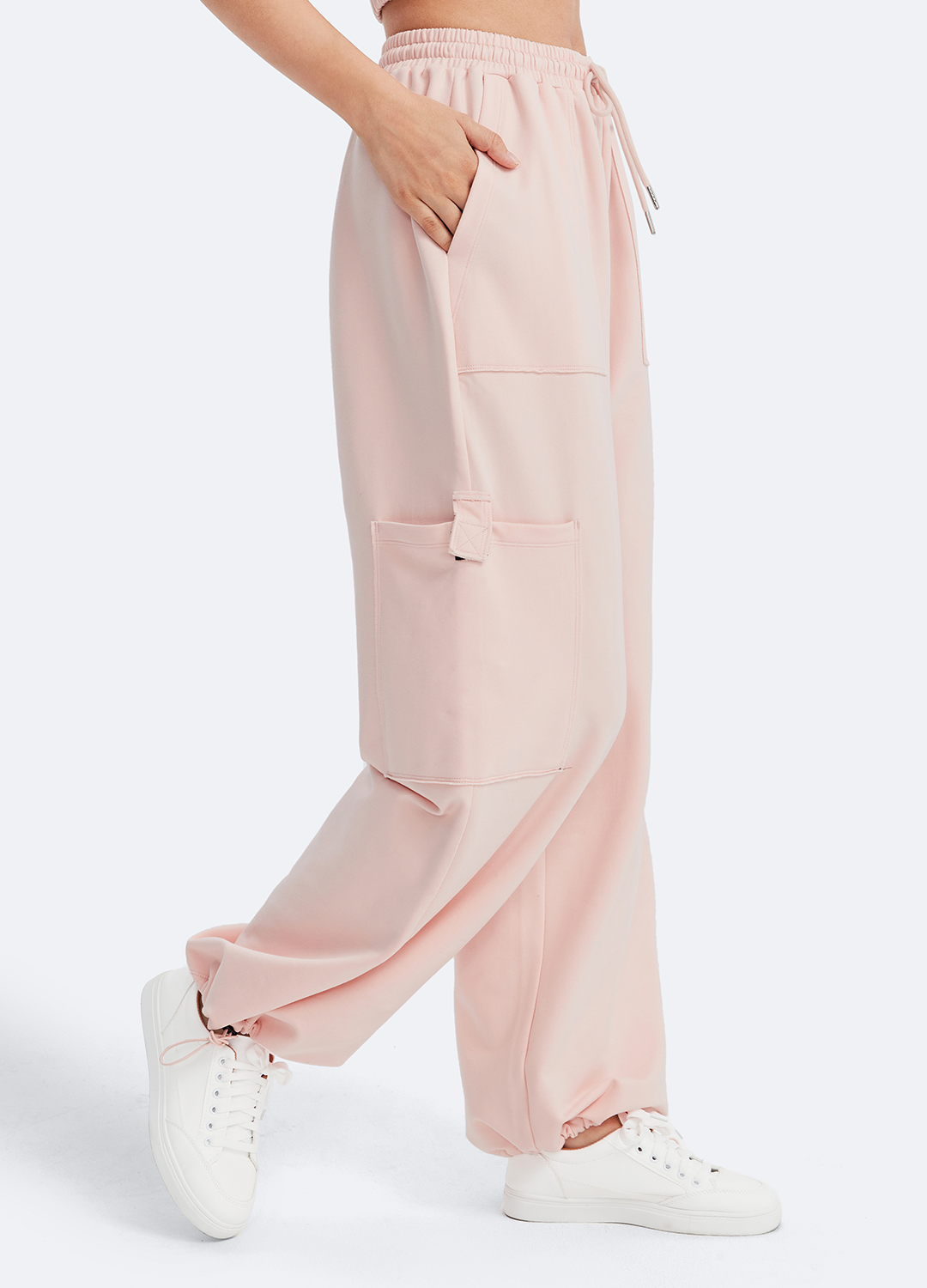 Casual Drawstring Waist Sweatpants