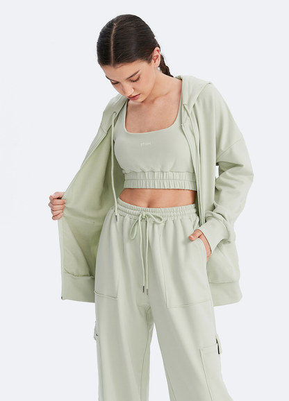 Zip Up Hoodie with Pockets