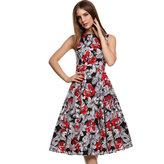 Robe Imprimée Vintage