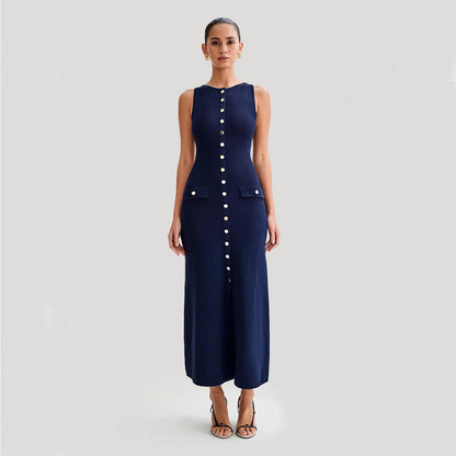Robe Élégance _Boutonnage Chic