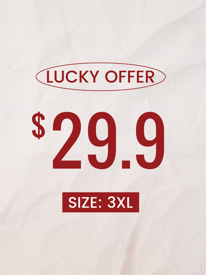 $29.90 Lucky Offer---Size:3XL