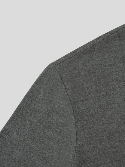 Ultimate Fleece Mock Neck Long Sleeve Tee