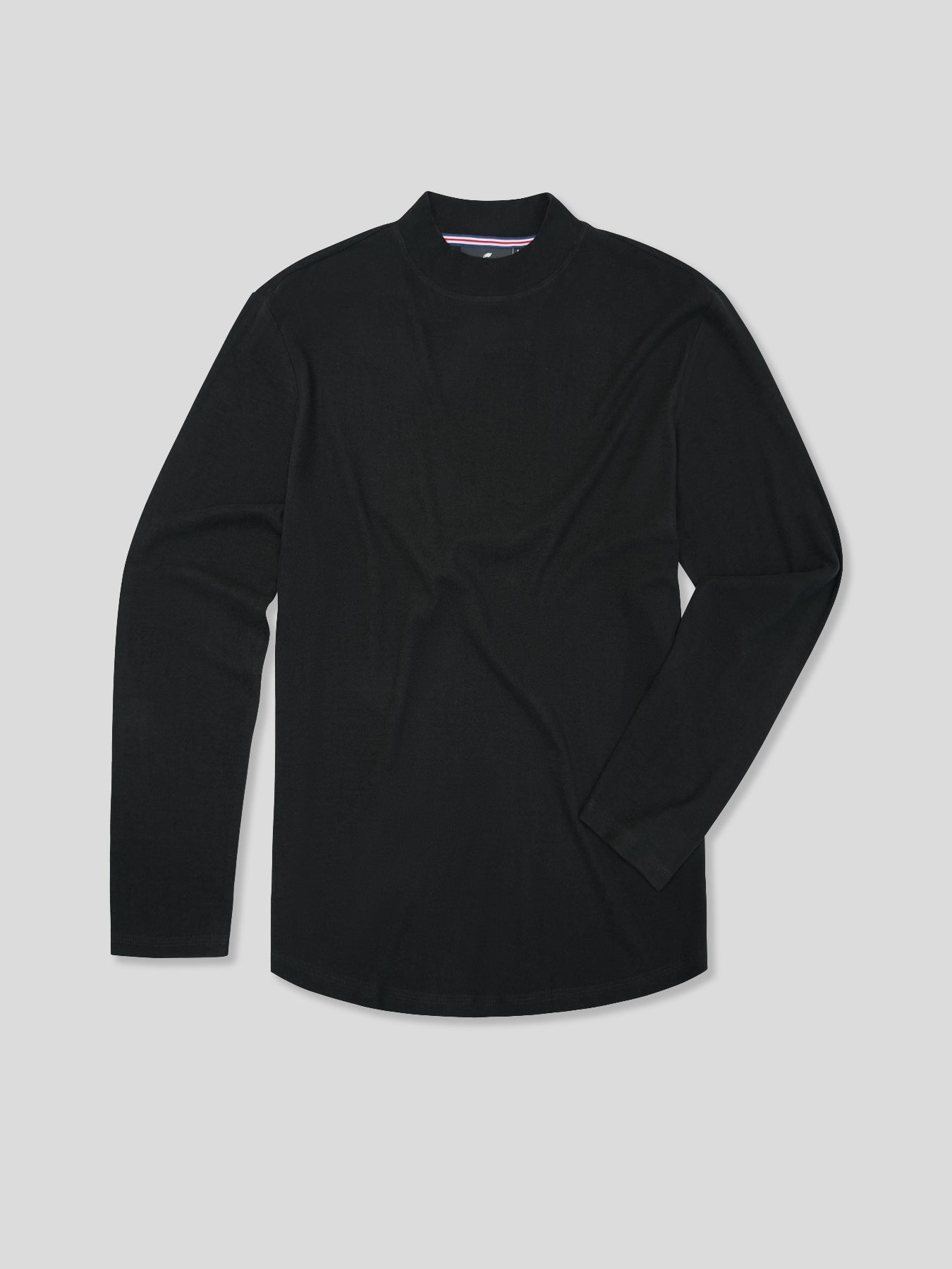 Ultimate Fleece Mock Neck Long Sleeve Tee