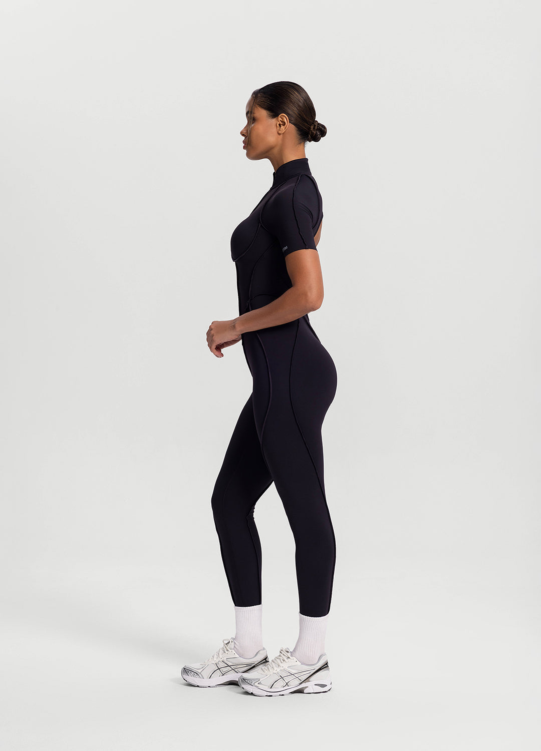 Short Sleeve Full-Length Catsuit