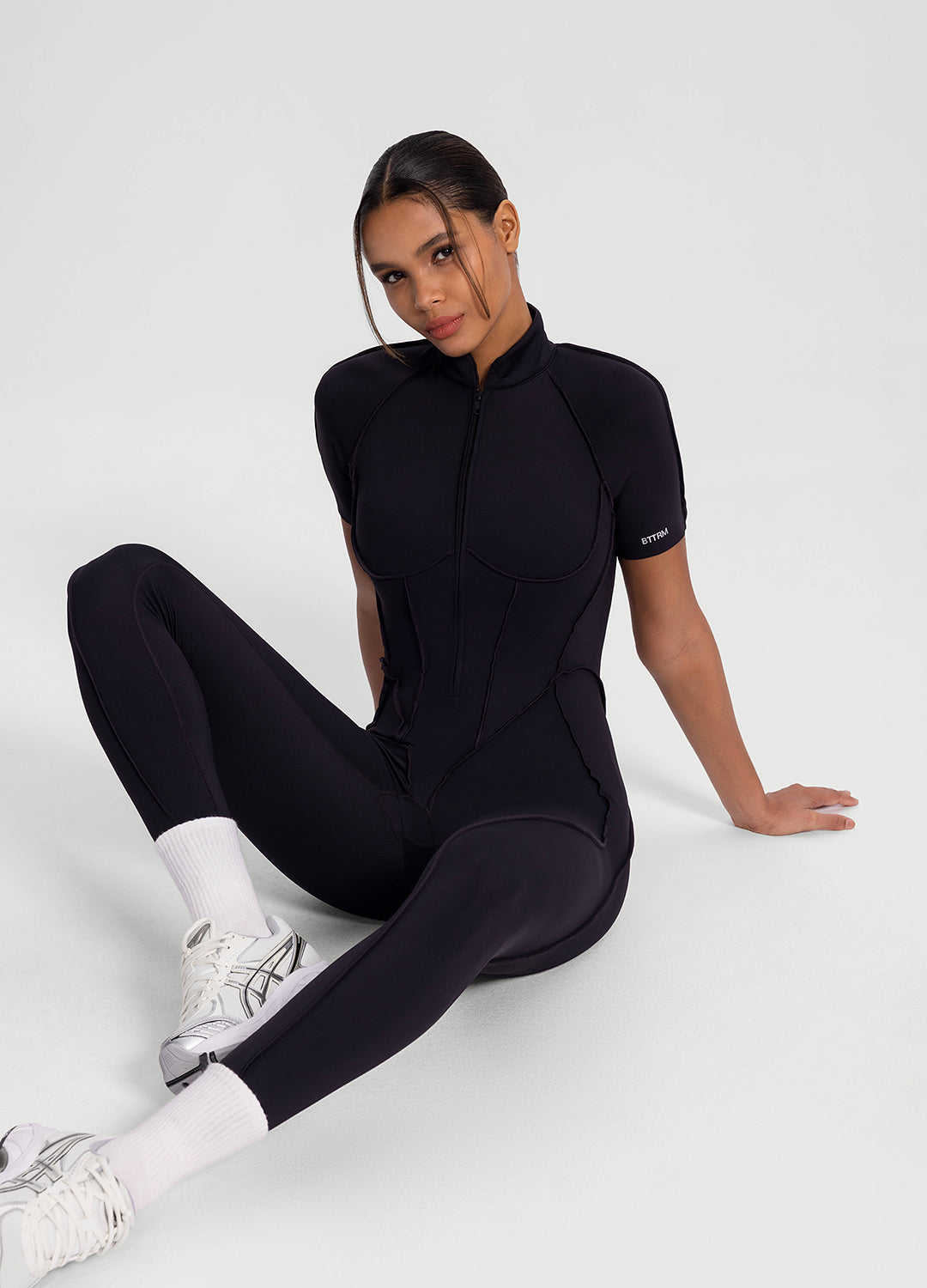 Short Sleeve Full-Length Catsuit