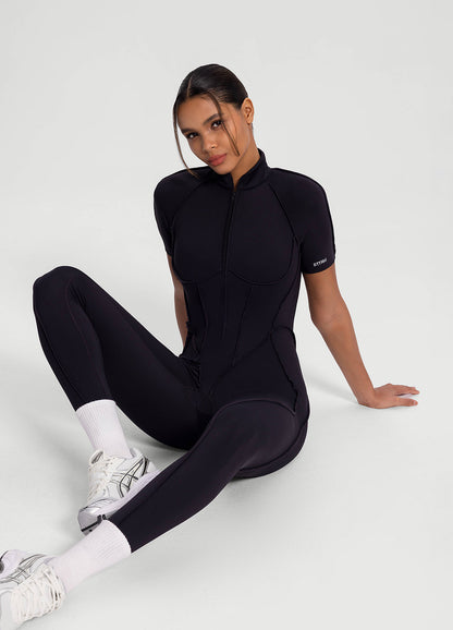 Short Sleeve Full-Length Catsuit