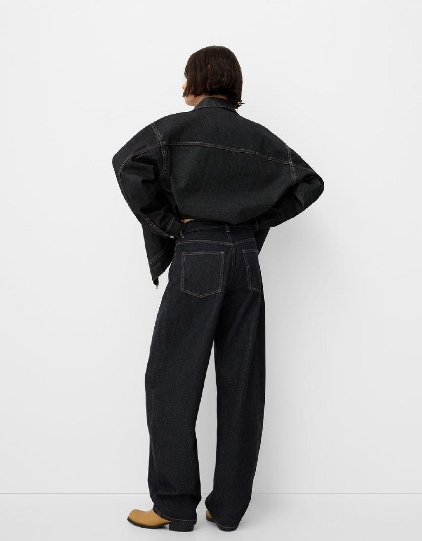 Sample - Denim jacket crop