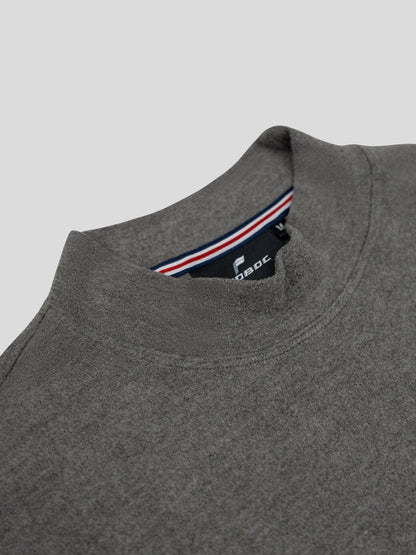 Ultimate Fleece Mock Neck Long Sleeve Tee