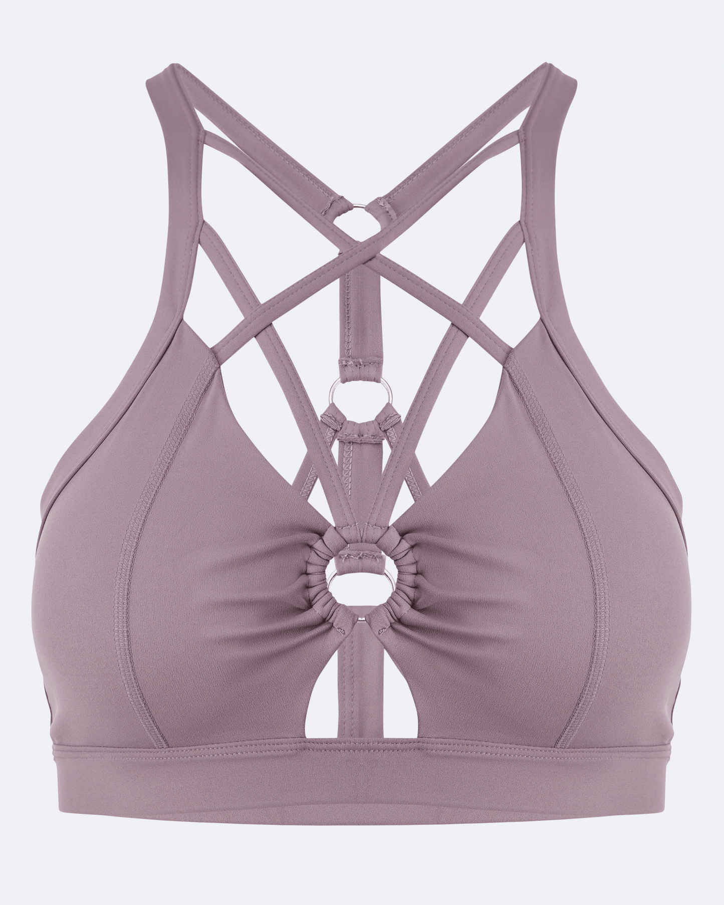 Dusty Pink Criss Cross Front Top
