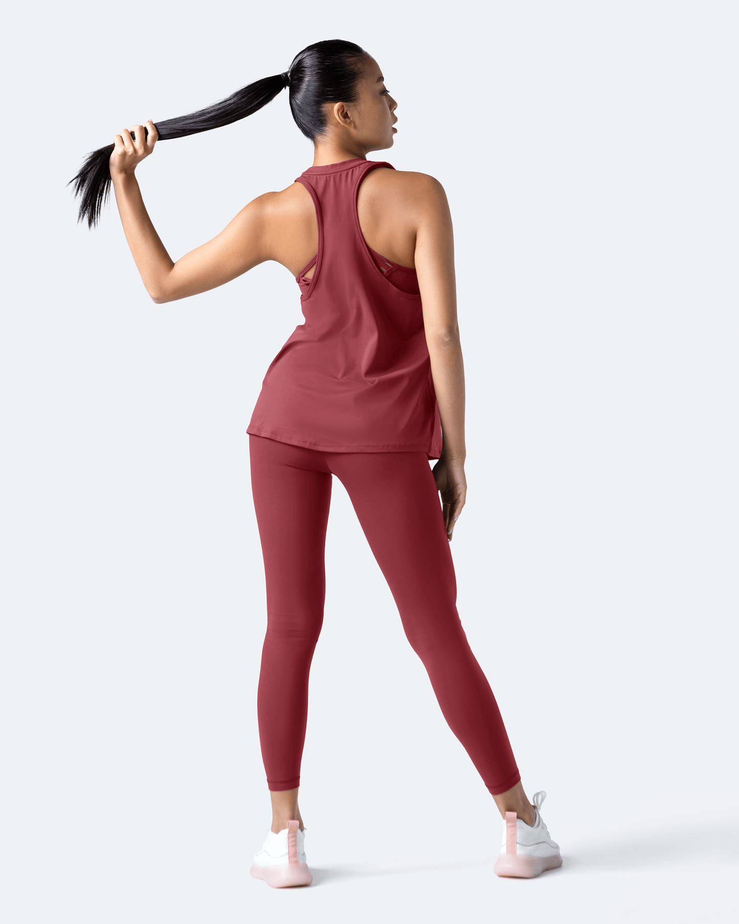 Passionate Red ⅞ Leggings