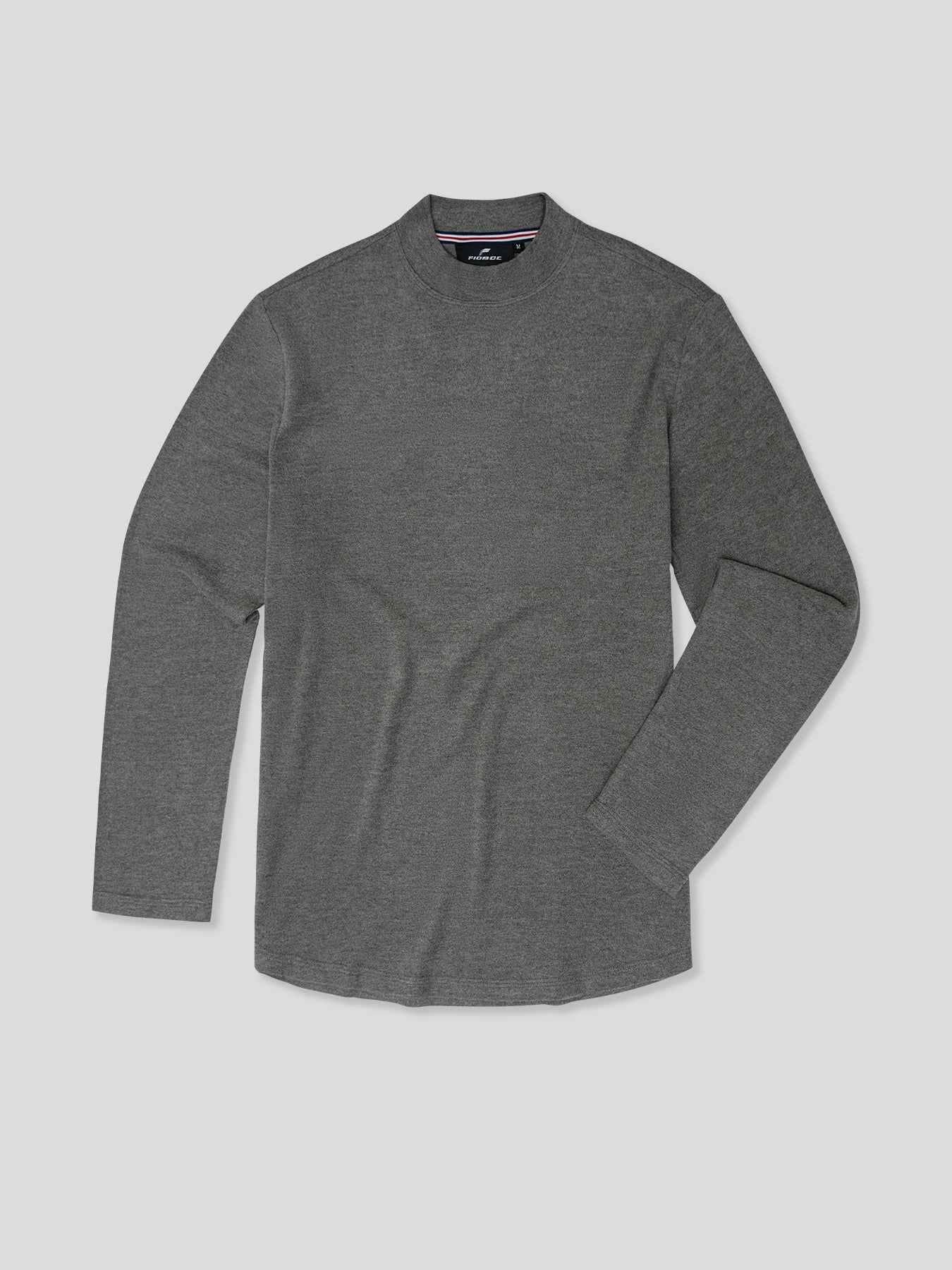 Ultimate Fleece Mock Neck Long Sleeve Tee