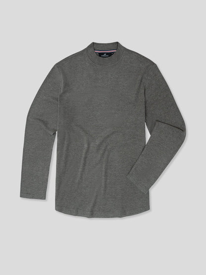 Ultimate Fleece Mock Neck Long Sleeve Tee