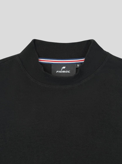 Ultimate Fleece Mock Neck Long Sleeve Tee