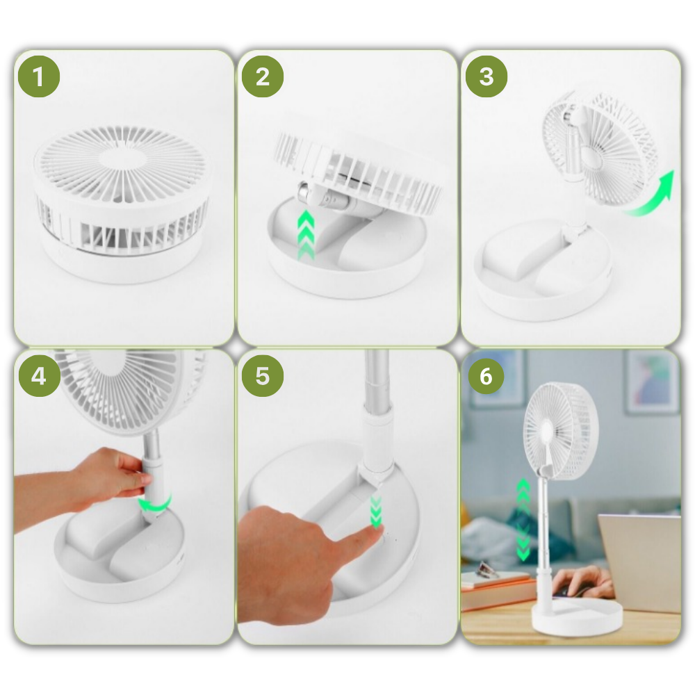 USB charging portable fan